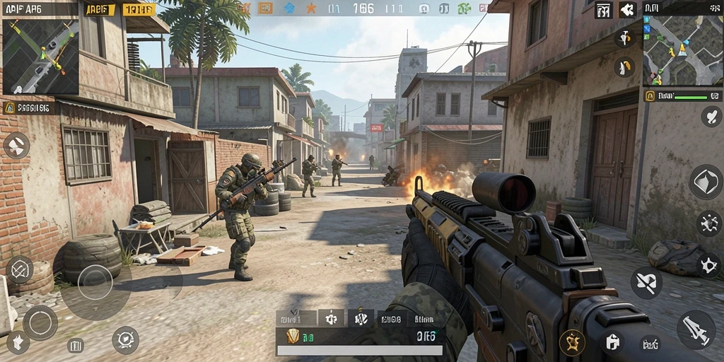 Tampilan aksi seru di battlefield API66.