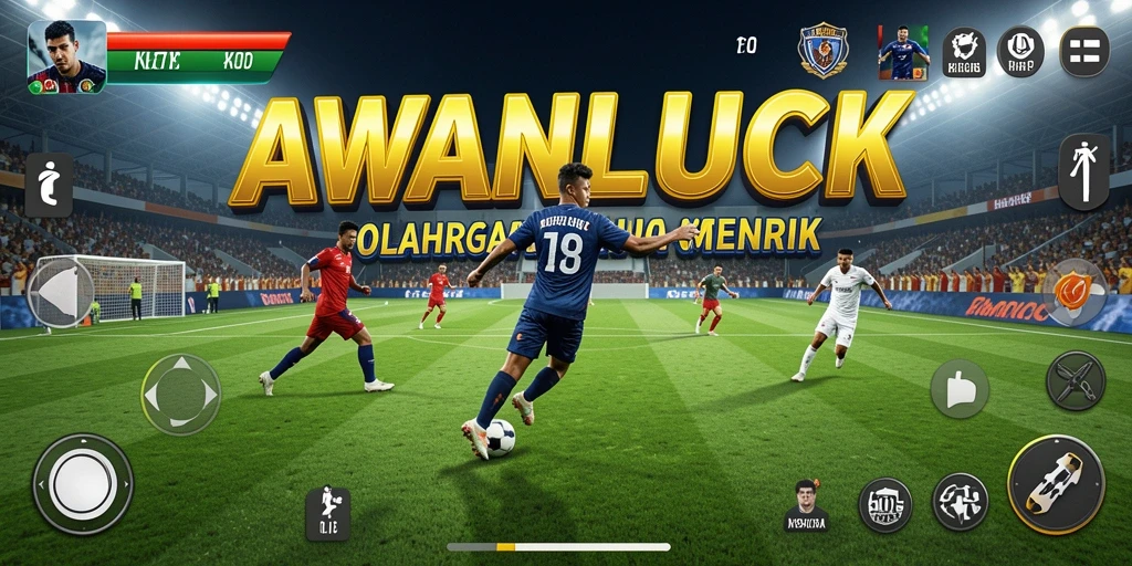 Gambaran gameplay seru AWANLUCK dengan berbagai olahraga.