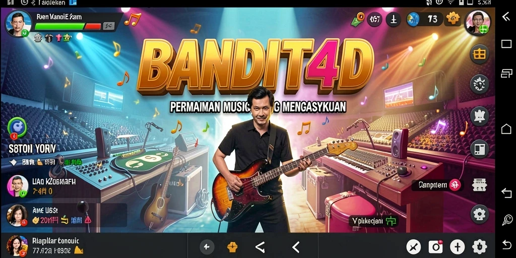 Tampilan gameplay BANDIT4D yang menarik dan interaktif.