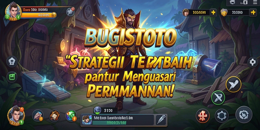 Tampilan gameplay BUGISTOTO yang mendebarkan dan penuh strategi.