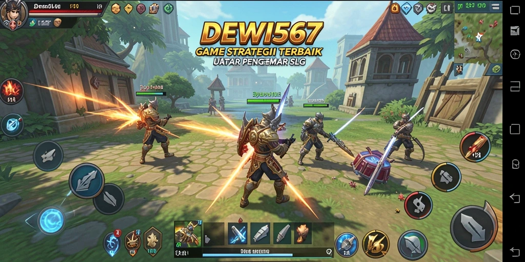 Tampilan dalam permainan DEWI567 dengan aksi strategi yang mendebarkan.