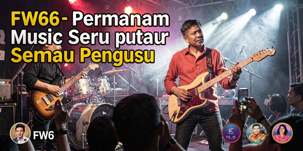 Tampilan utama FW66 yang menampilkan gameplay musik yang seru.