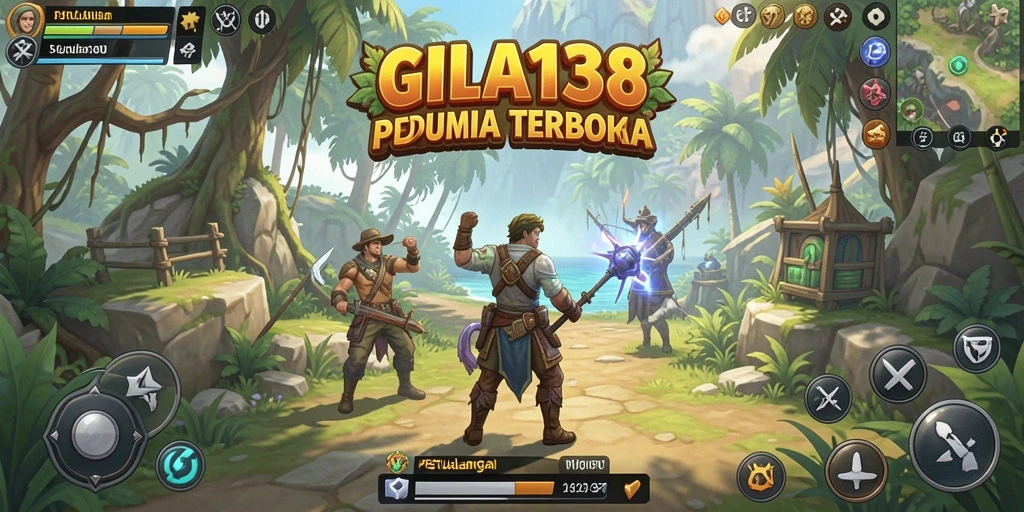 Tampilan gameplay seru dari GILA138 di dunia Open World.
