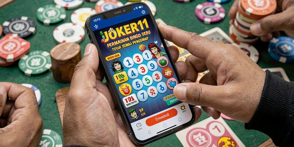 Tampilan gameplay JOKER11 yang seru saat bermain Bingo.