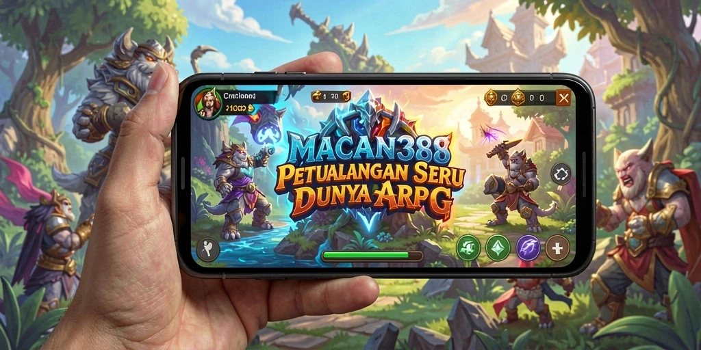 Tampilan seru dari gameplay MACAN388 dalam dunia ARPG.