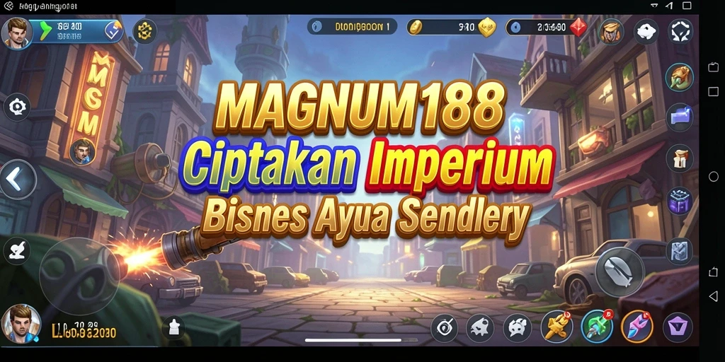 Screenshot gameplay MAGNUM188 menampilkan aksi membangun bisnis Tycoon.