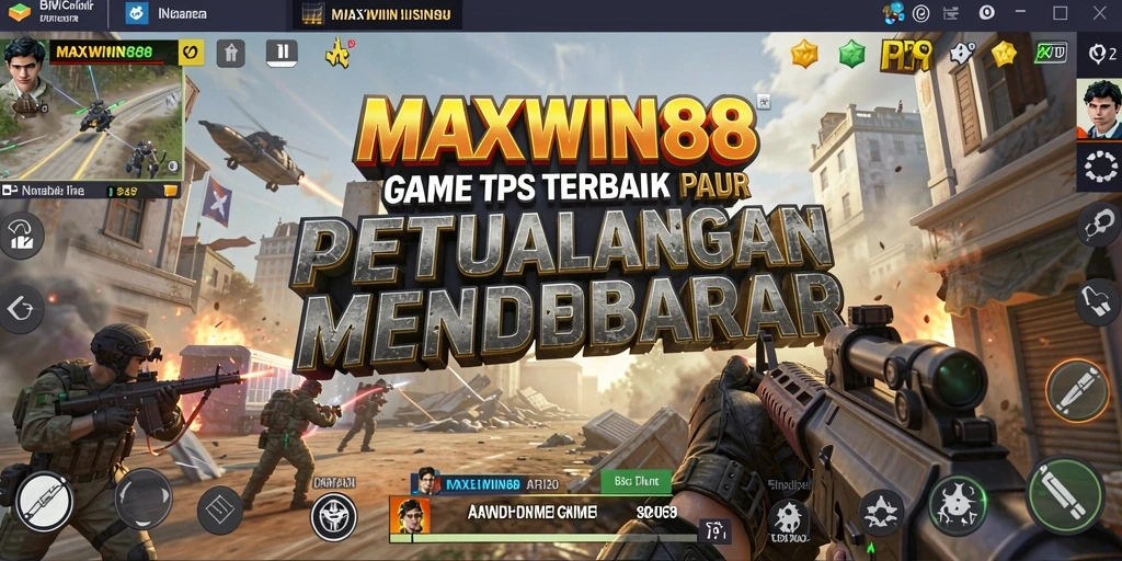 Tampilan gameplay seru dan mendebarkan di MAXWIN88.