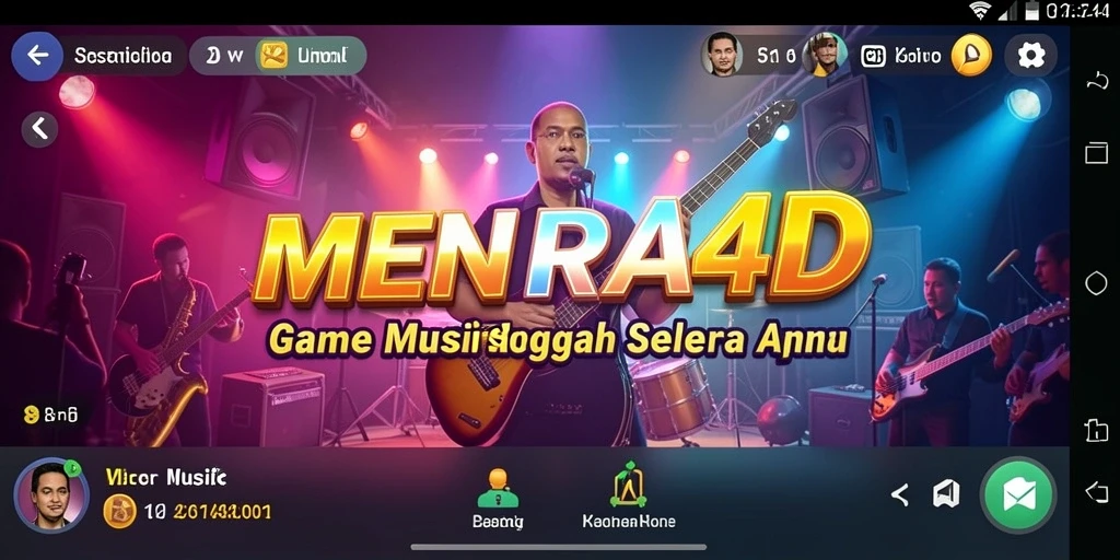 Tampilan screenshot permainan MENARA4D dengan gameplay yang menarik dan interaktif.