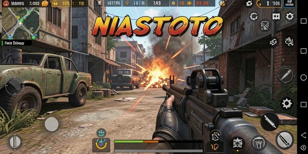 Tampilan gameplay seru dan menegangkan di NIASTOTO.