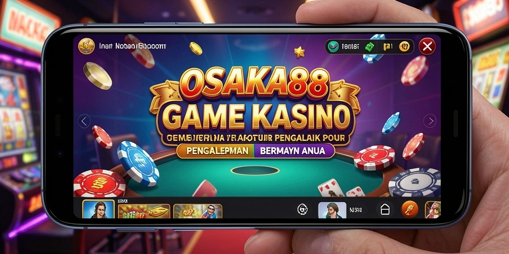 Screenshot OSAKA88 menampilkan gameplay Kasino yang mengasyikkan.