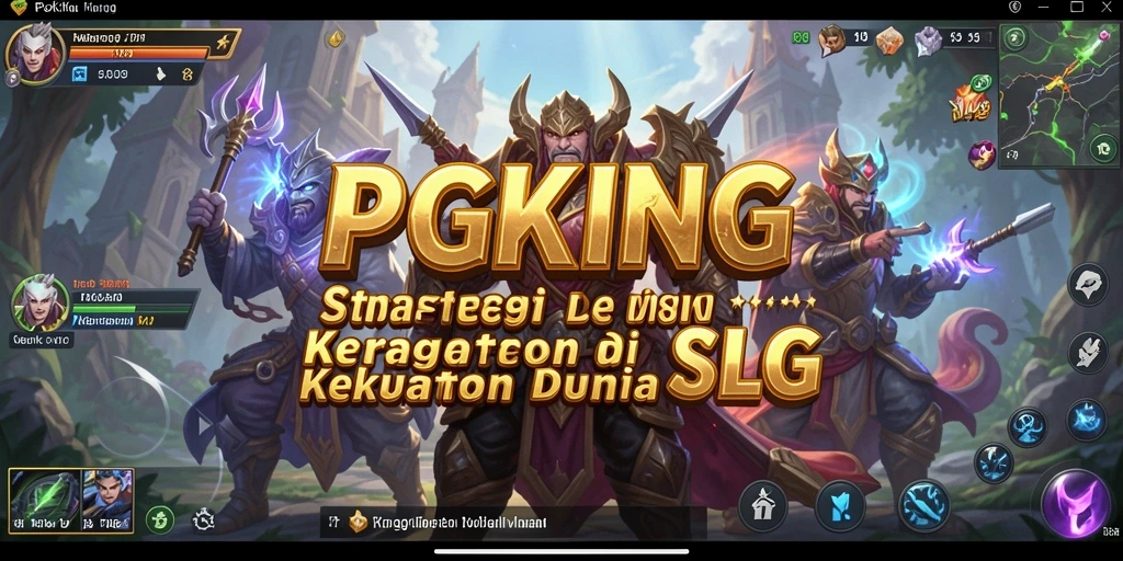 Tampilan permainan PGKING dengan strategi pertahanan yang mendalam.