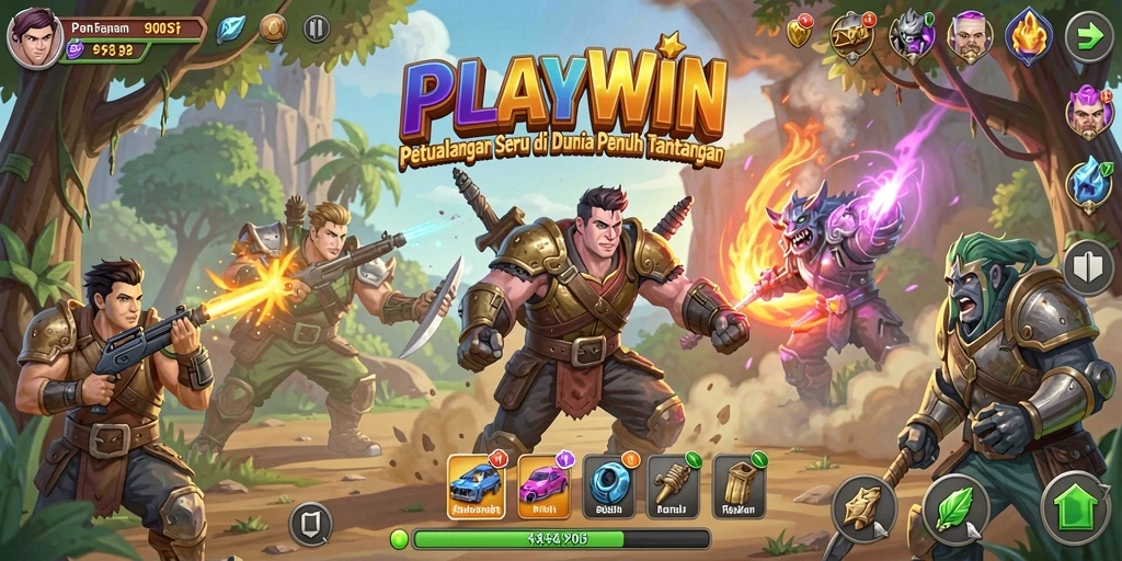Gameplay menarik dari petualangan seru PLAYWIN.
