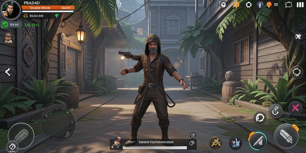 Tampilan gameplay PRADA4D yang menarik dan mengasyikkan.