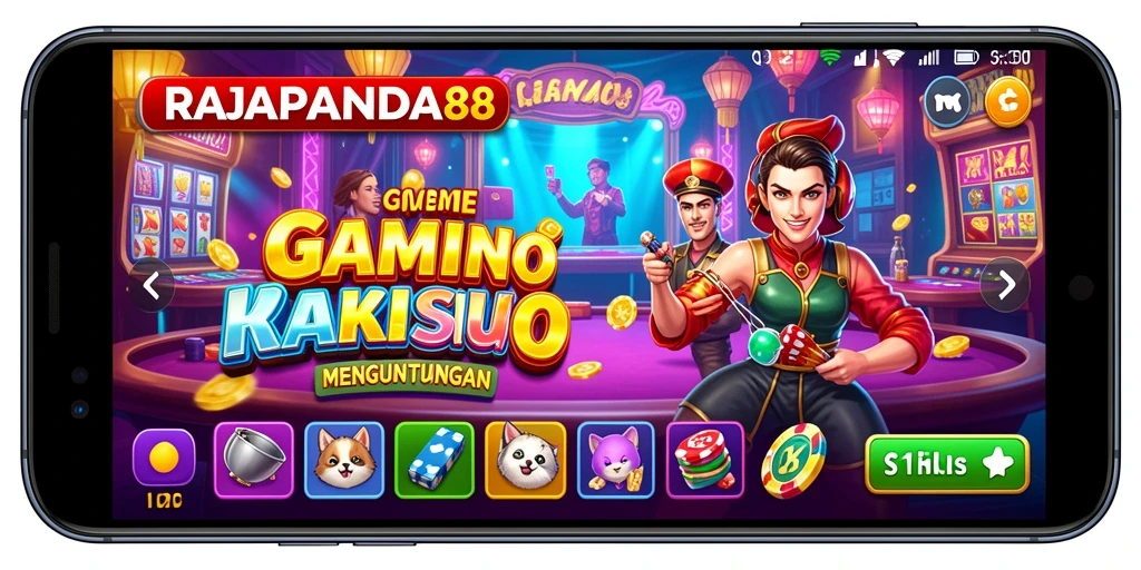 Tampilan gameplay Kasino RAJAPANDA88 yang menarik dan seru.