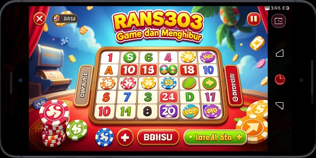 Tampilan gameplay RANS303 yang menarik saat bermain Bingo.