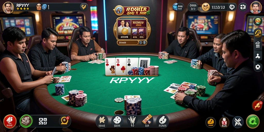 Tangkap momen seru dalam permainan Poker di RPYYY.