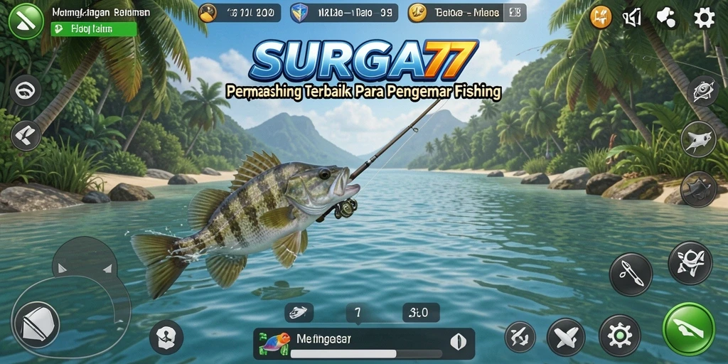 Tangkapan ikan besar dalam gameplay SURGA77 yang seru.