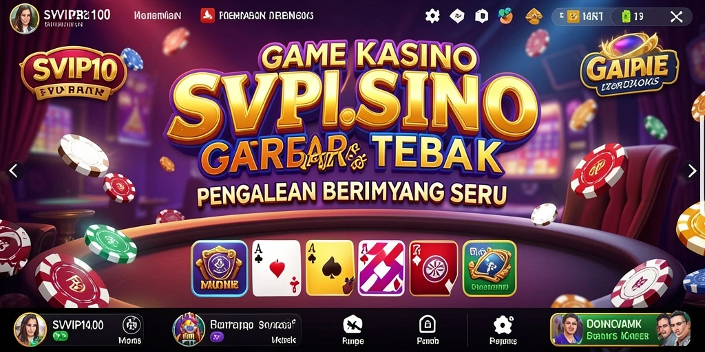 Screenshot utama SVIP10 menampilkan gameplay Kasino yang menarik dan interaktif.