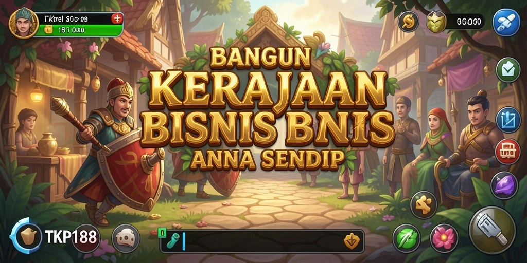 Screenshot permainan TKP188 menampilkan strategi bisnis yang menarik.